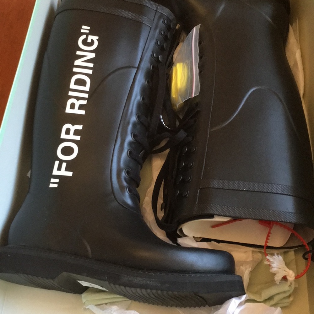 Off white “For Riding” rainboot - Picture 2 of 6